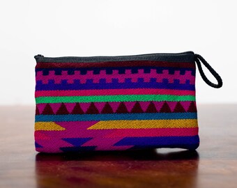 Geometric Tribal Zipper Pouch