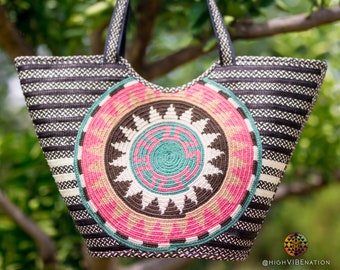 Yarn Woven Sun & Cana Flecha Woven Purse