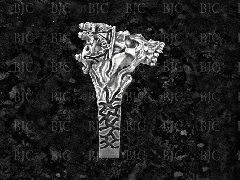 925 Silver Crowned skull ring,bikers ring,handmade rebel punk rock Satan demonic silver jewelry,Skull valentine Ring,Gothic Ring,