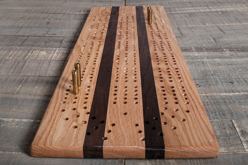 Extra Large Cribbage Board W/ Casings Etsy