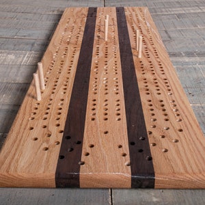 Tablero cribbage extra grande con clavijas de madera | Etsy