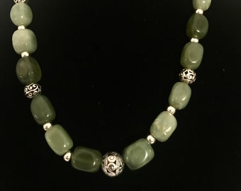 Beautiful green aventurine necklace
