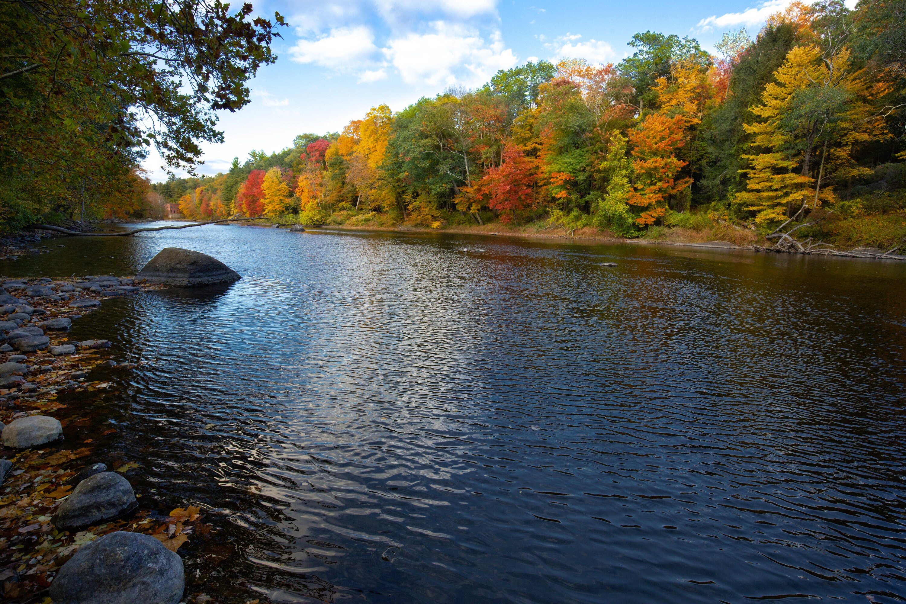 Colorful Fall Foliage Along the Farmington River in Canton - Etsy