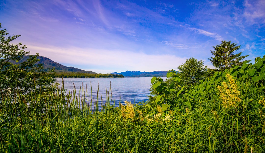 Beautiful Ketchikan Alaska Coast Range Stikine River Canvas Etsy