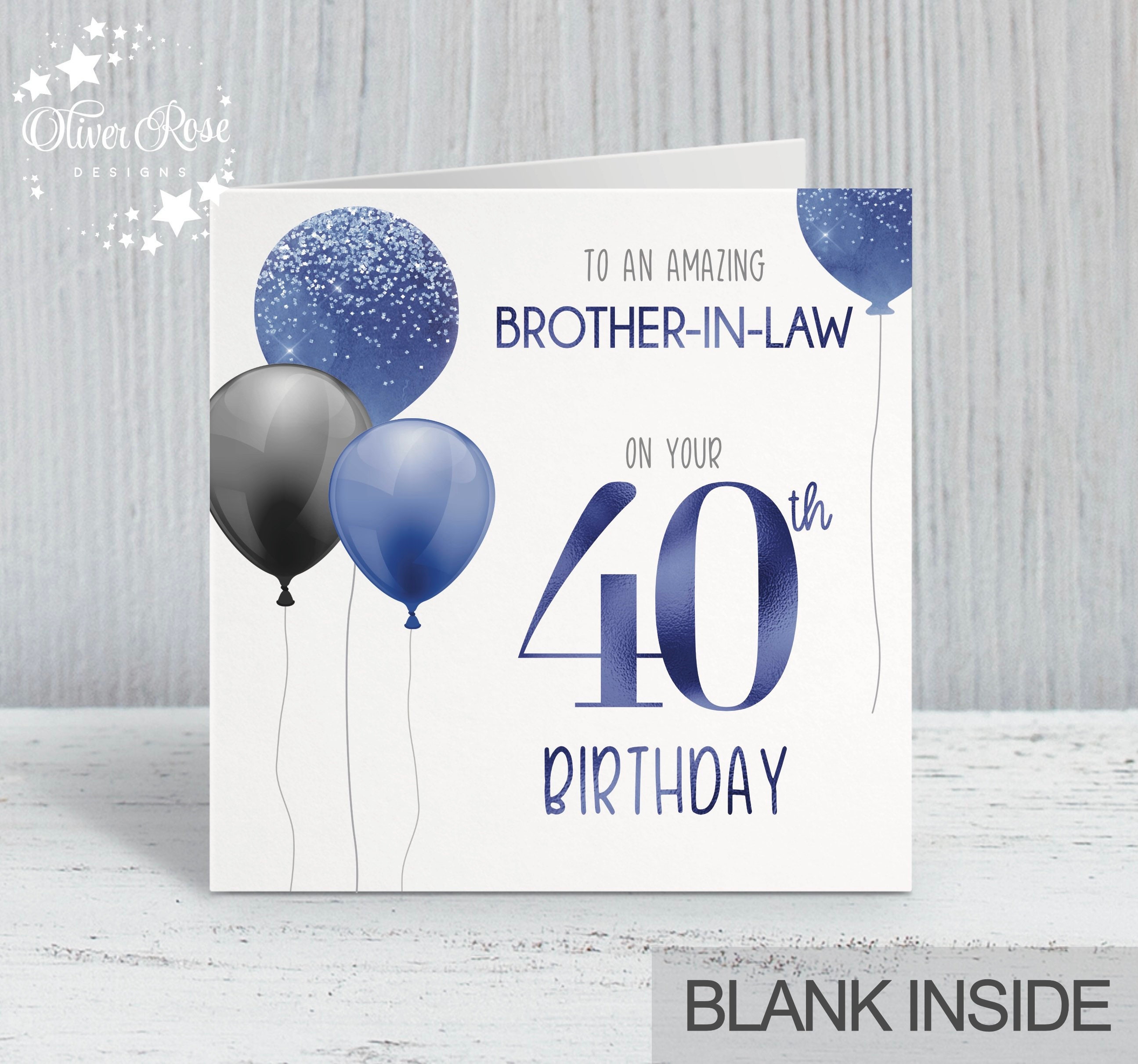 NORTHERN BROTHERS Decoraciones de cumpleaños número 40 para hombre,  decoraciones de fiesta de cumpleaños de 40 años