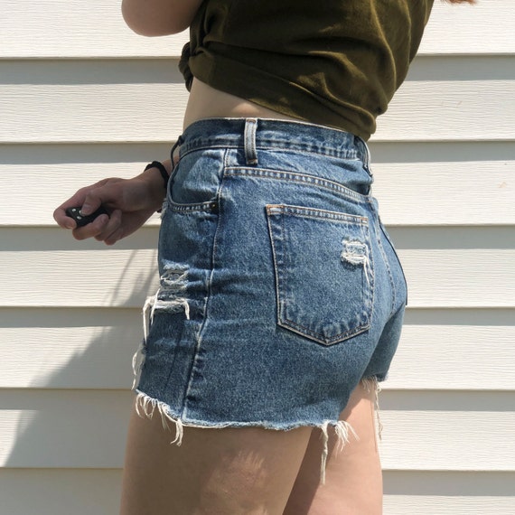 Distressed Gap Cutoff Shorts Etsy Canada