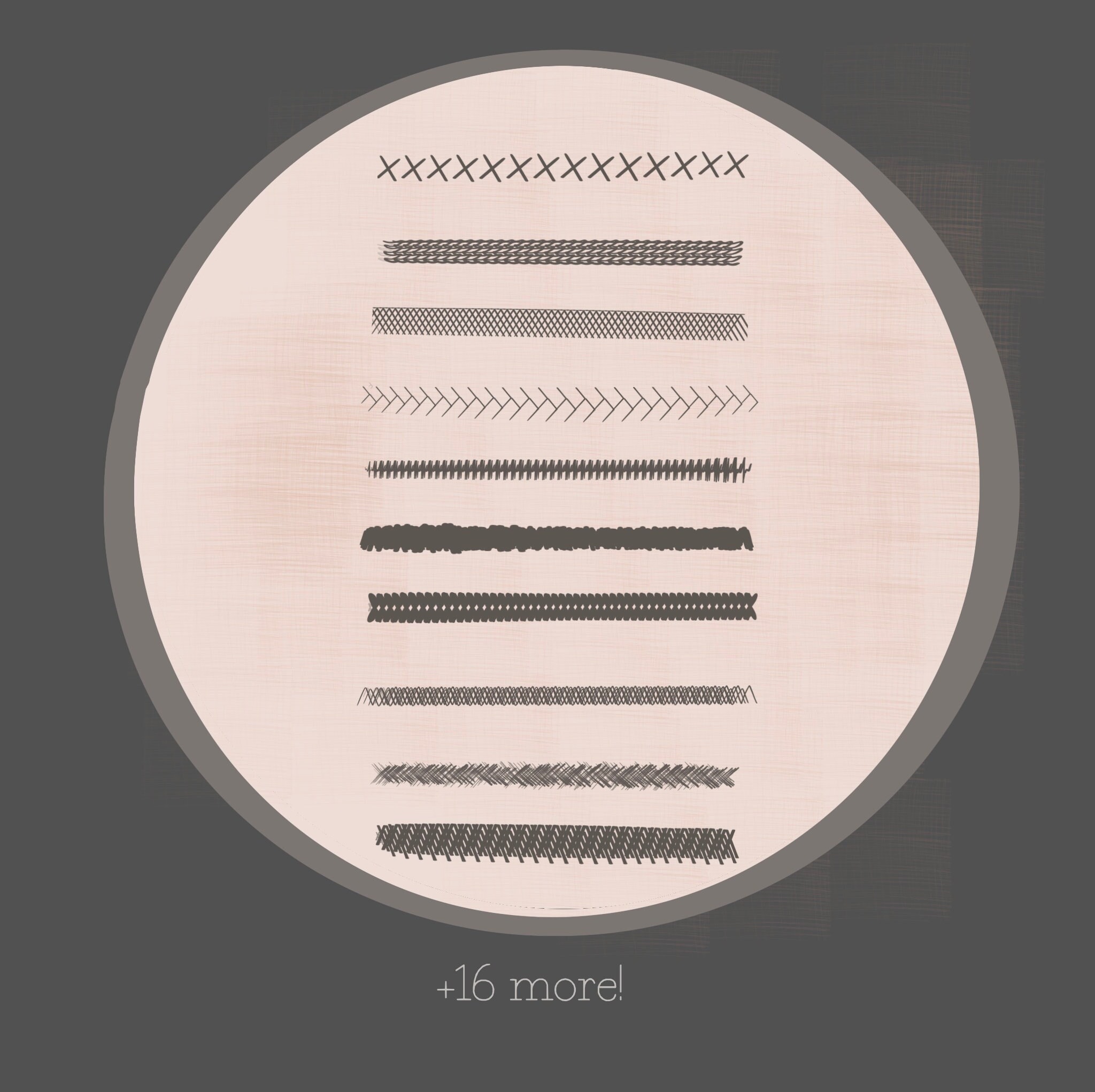 Embroidery Brushes for Procreate Procreate Brushes Procreate Stitch