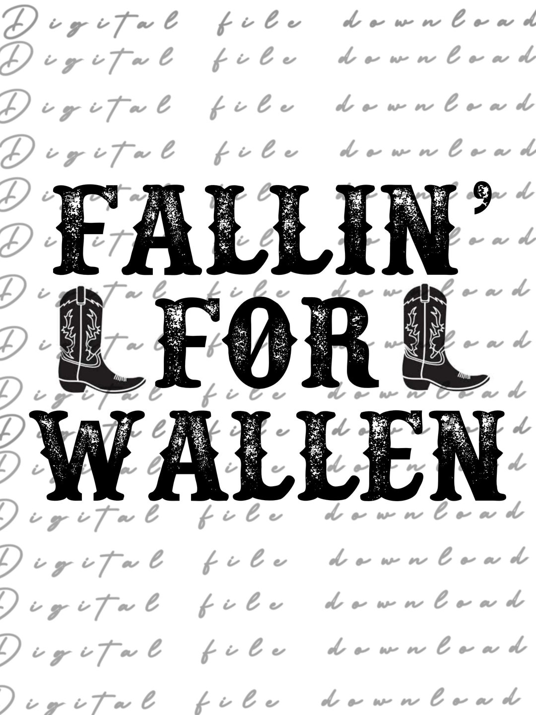 Fallin for Wallen Svg Printable Digital Download - Etsy