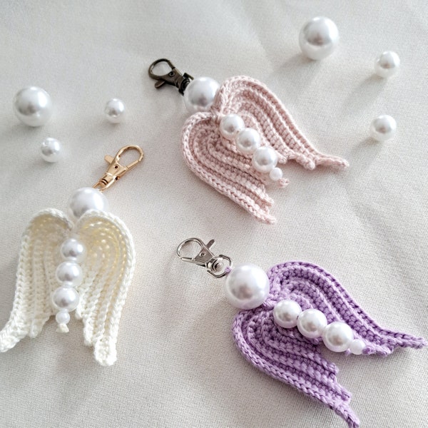 Englisch - Crochet Pattern - Angel - Pearl Angel - Angel Wings