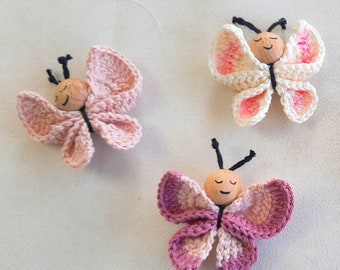 Crochet pattern German - Crochet cute butterflies