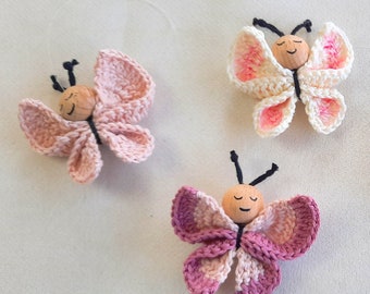 English Crochet Pattern PDF - Cute Butterfly Amigurumi -