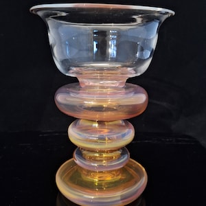 Artisan Handmade Glass Art Vase