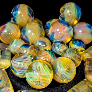 Gold and Silver Fumed Slurper Set - Handcrafted in USA for Optimal Performance