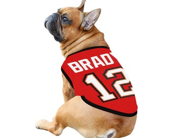 tom brady dog jersey