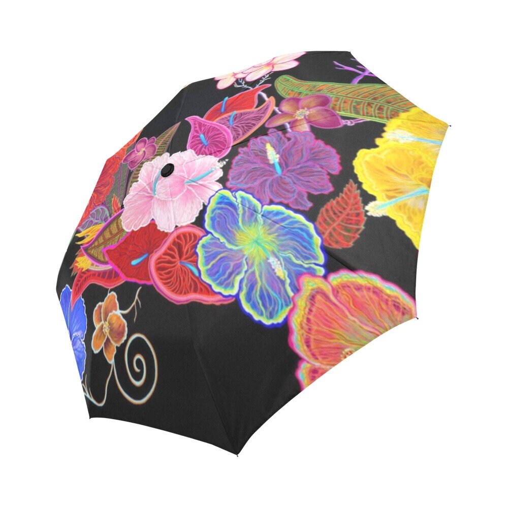 Floral Tropical Flower Umbrella