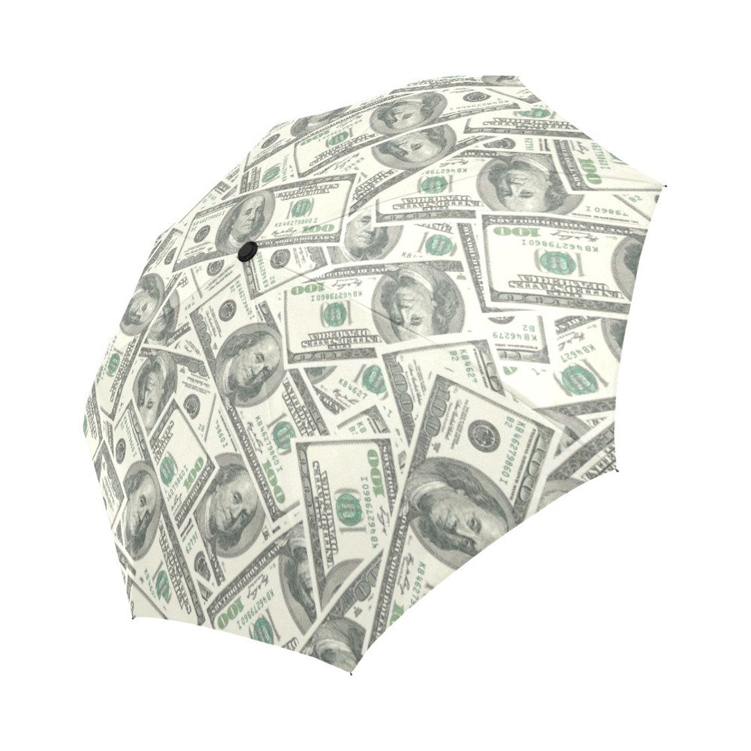Automatic Foldable Umbrella Money Money Money, One Million Dollars