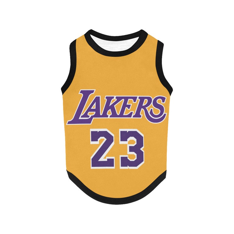 Lakers 23 Lebron James Dog tshirt Dog Tank Top Dog shirt Etsy