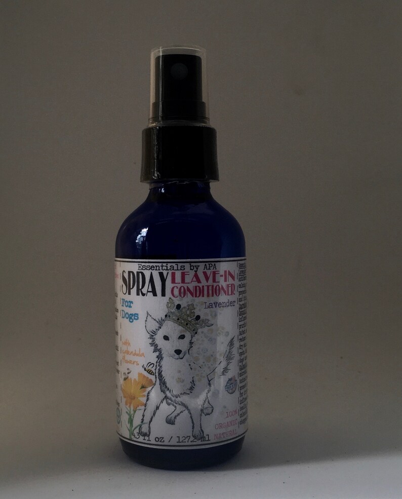 Leavein Conditioner Spray for Dogs Organic Lavender Etsy España Leavein Conditioner Spray for Dogs Organic Lavender Etsy España