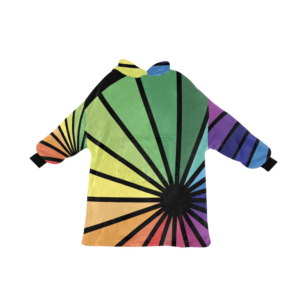 Blanket Hoodie for the Family Rainbow Spectrum Rainbow Pie Etsy