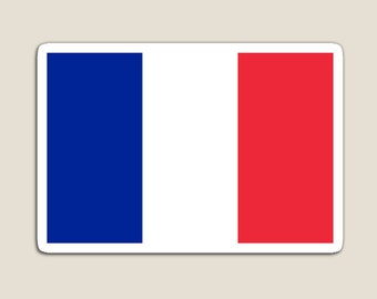 Kiss-cut Magnets I LOVE France Country Flag 3 tailles Cadeau Décor maison Aimant réfrigérateur