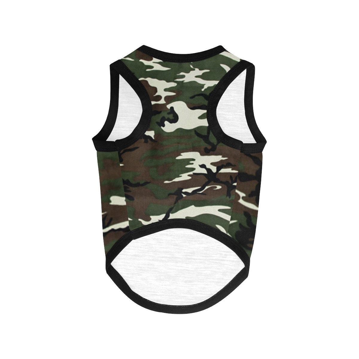 Camo Army Dog Shirt Dog Tank Top Dog Shirt Dog Clothes Etsy