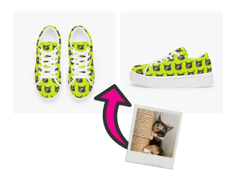 Custom Photo Low Top Platform Sneakers for Women, Personalized Sneakers, Design your own Sneakers, add photo, logo, art, dog, cat, pet, face - .br Custom Photo Low Top Platform Sneakers for Women, Personalized Sneakers, Design your own Sneakers, add photo, logo, art, dog, cat, pet, face - .br