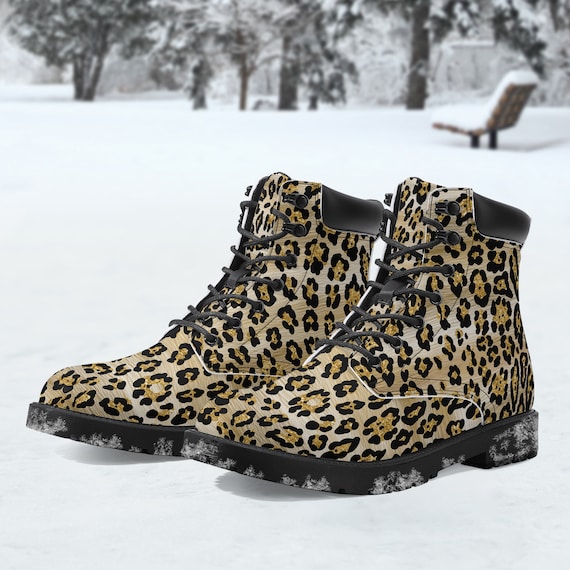 Animal print sales boots uk