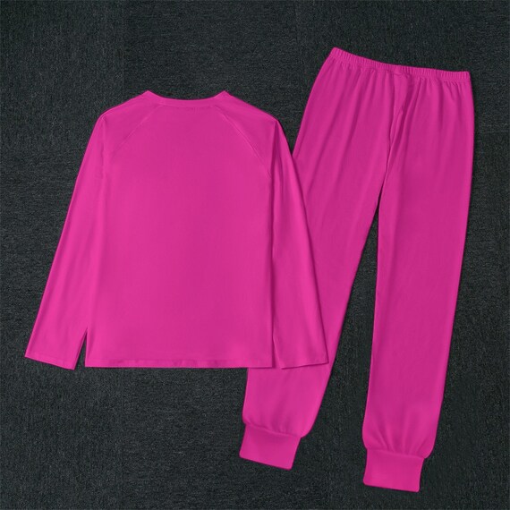 Pajama Set for Men Hot Pink Pink Pajama Set Solid Color Pajamas Choose Your Favorite Color Custom Pjs Personalized Pajama Set Etsy Canada