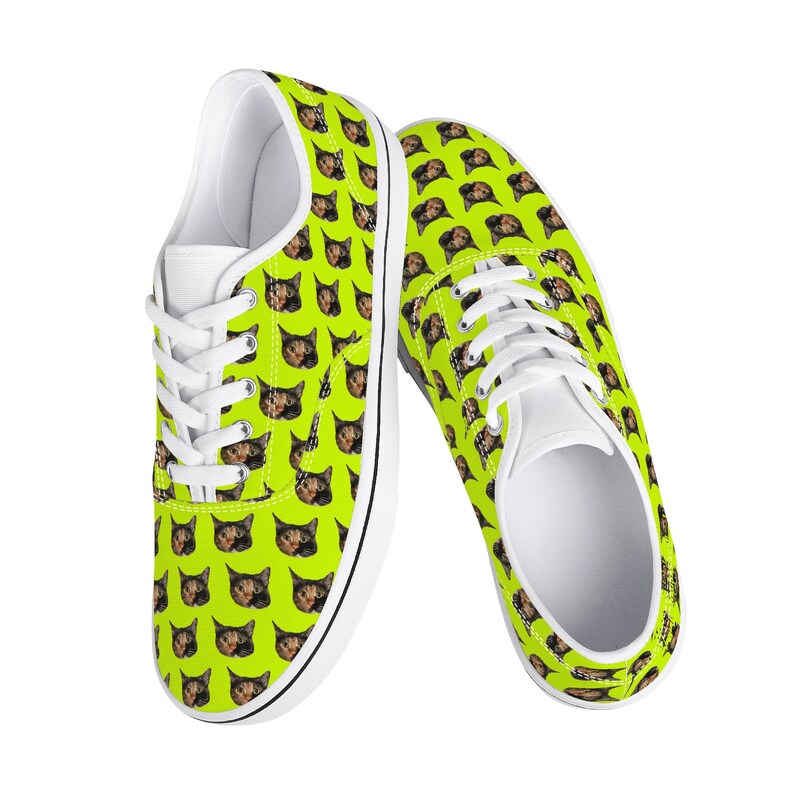 Custom Photo Skate Shoes Personalized Shoes Design Your Own Etsy