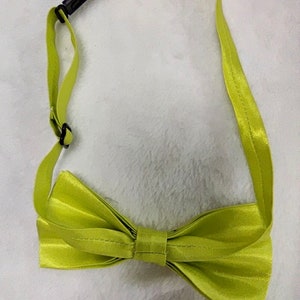 Klassische Schicke verstellbare Fliege neon gelb, Freche Mode, Unisex, Accessoires, Geschenk, Geschenk für sie, Geschenk für ihn, Krawatte, Fliege, Hochzeit Bild 6