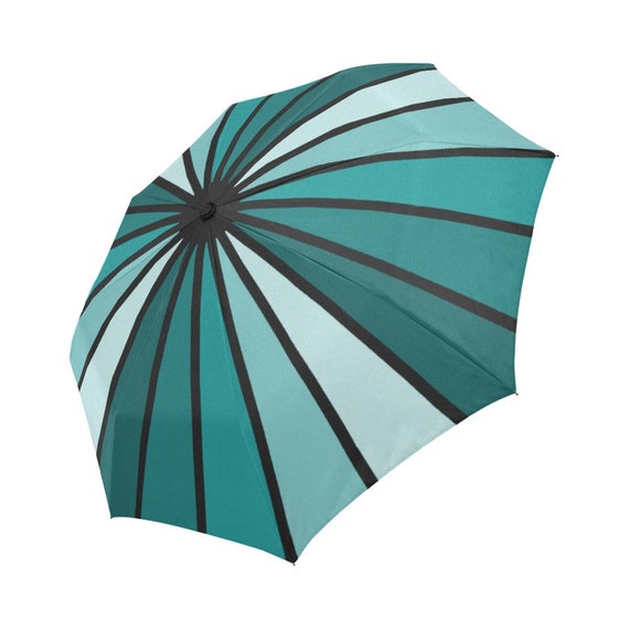 opvouwbare paraplu groenblauw - Etsy Nederland