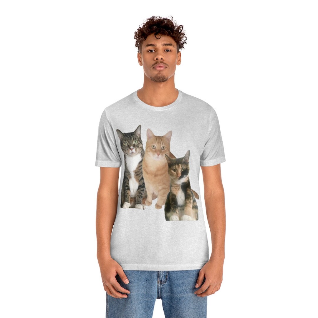 My 3 Magic Cats Boris Sacha Chloe T-shirt Adopt Don't - Etsy