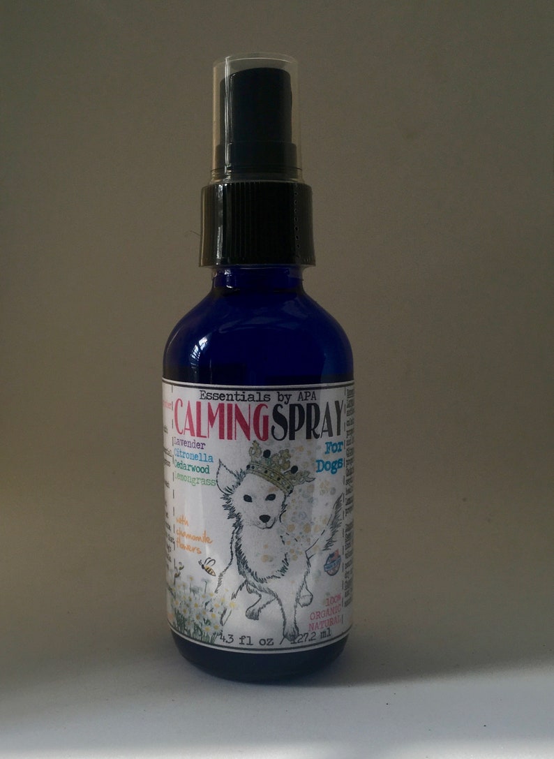 Calming Spray for Dogs Organic Essential Oil Scented With Etsy UK