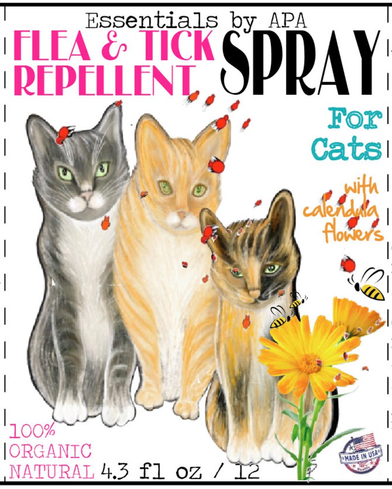 Calming Spray for Cats Organic Essential Oil scented with Etsy