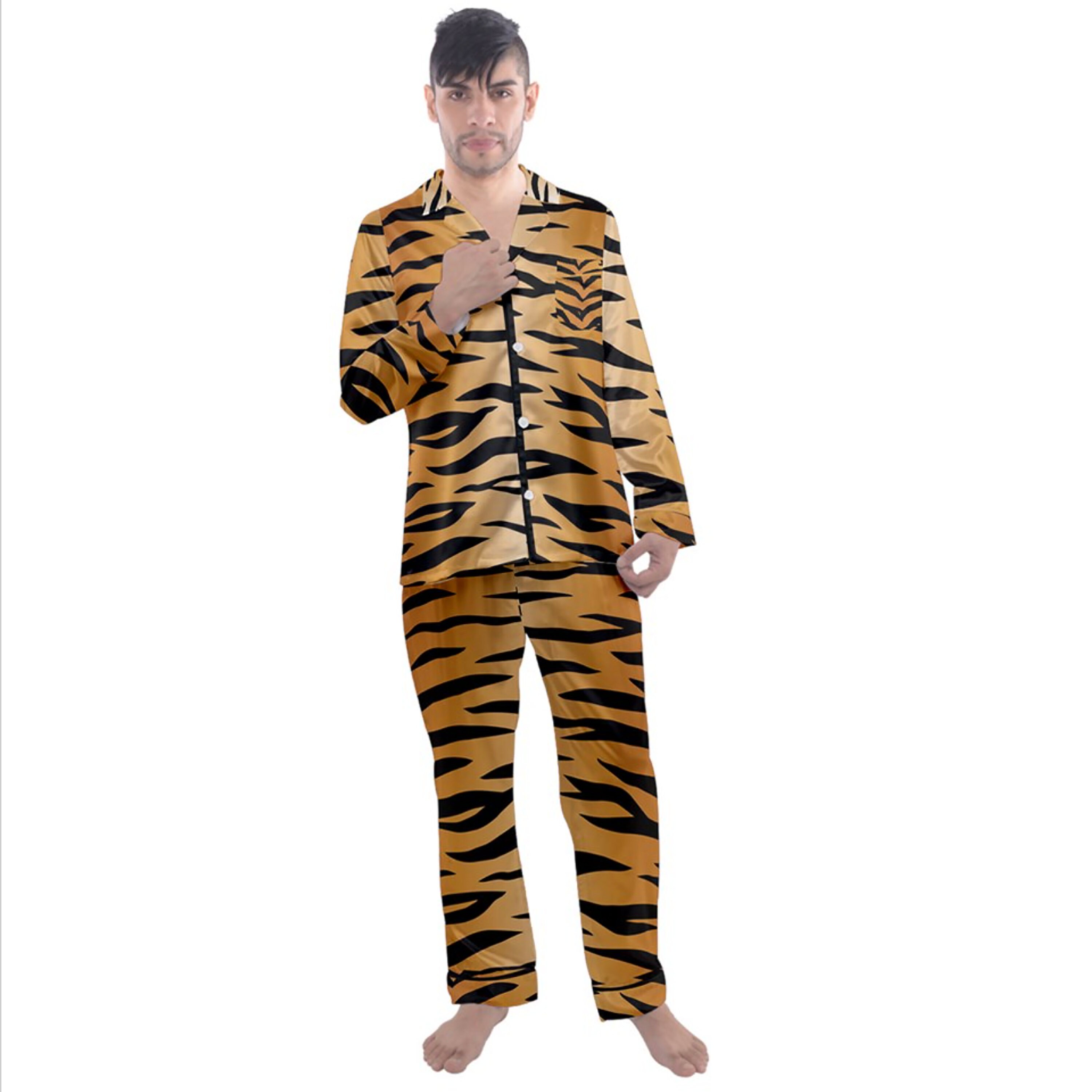 Tiger satin pyjamas sale