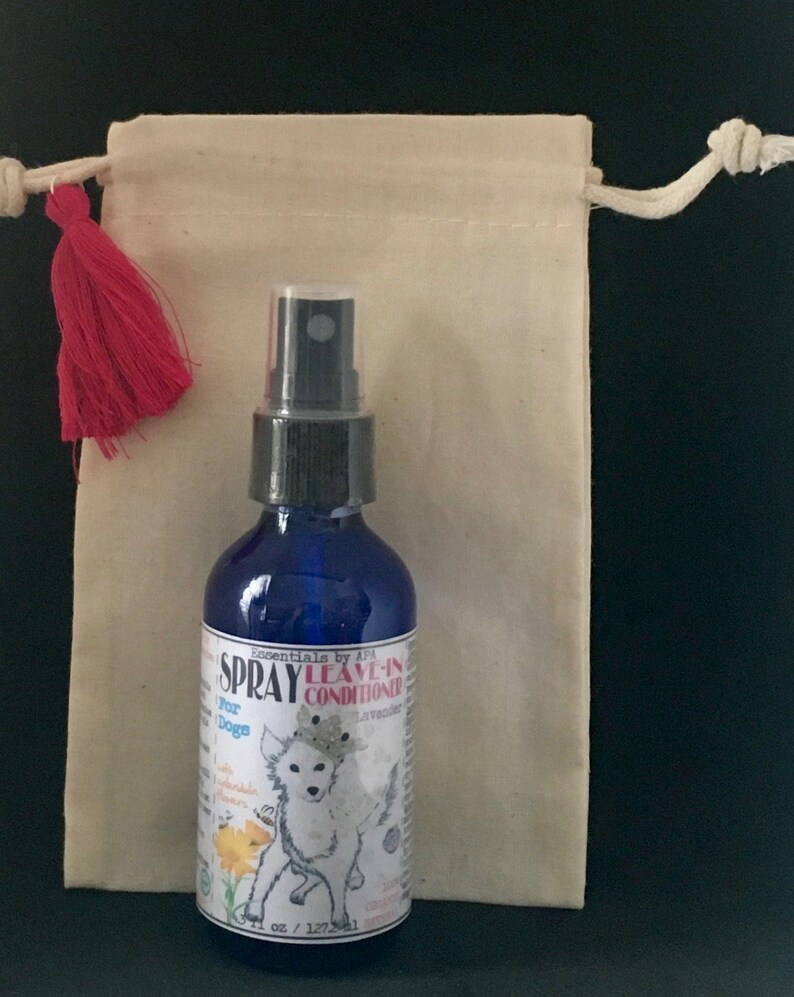 Leavein Conditioner Spray for Dogs Organic Lavender Etsy Leavein Conditioner Spray for Dogs Organic Lavender Etsy