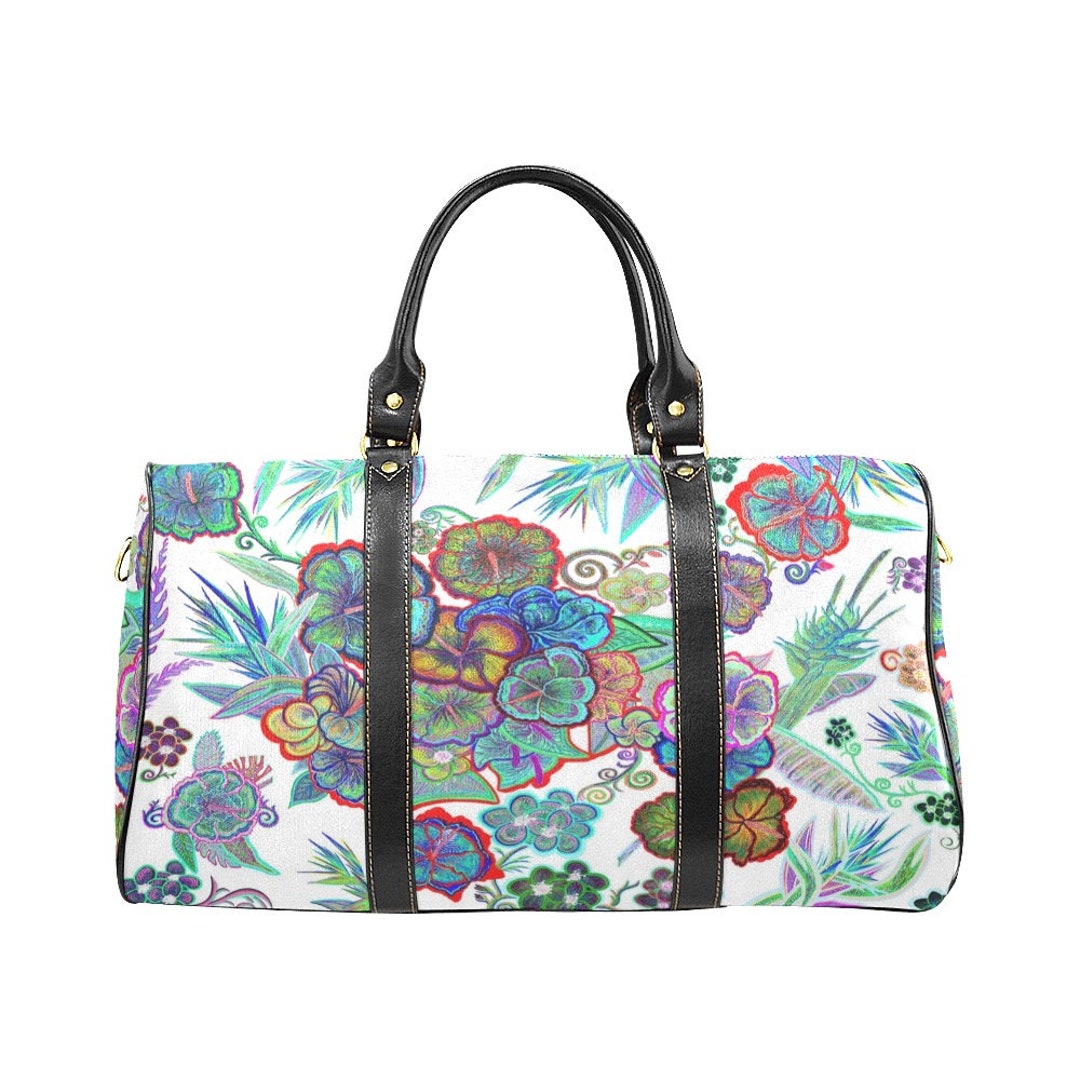 Travel Bag Hawaiian Flowers by Maru, Tropical Flowers, Floral Print