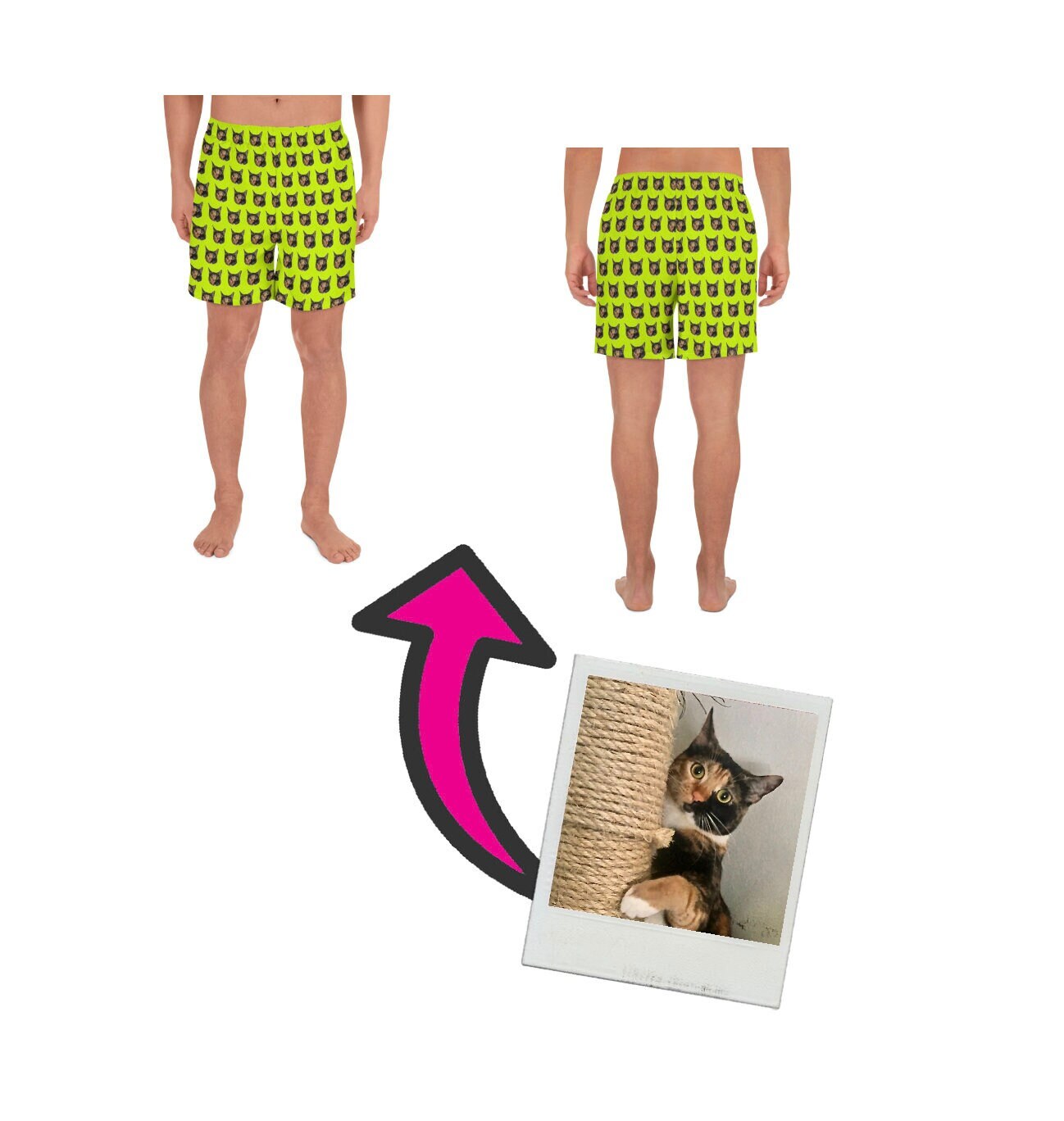 Custom Photo Shorts for Men Personalized Shorts Custom - Etsy