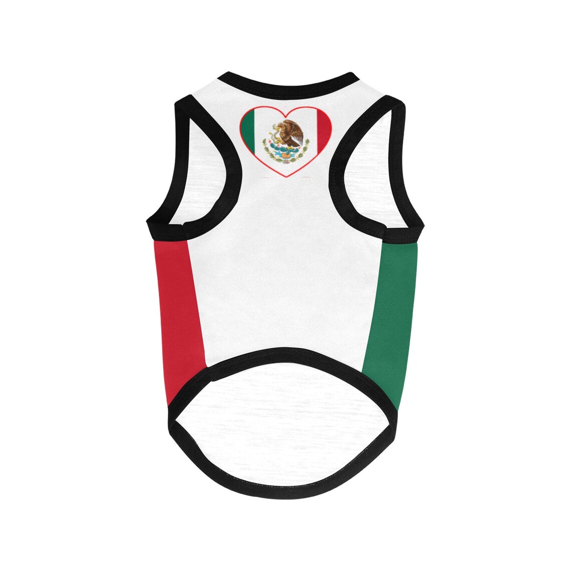 Dog T-shirt I Love Mexico Mexican Flag Dog Tank Top Dog - Etsy
