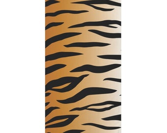 Premium Handtuch Tiger Print, weiches und gemütliches Badetuch, Tierdruck, Home Decor, Geschenk für Tierliebhaber, Geschenk für Katzenliebhaber, Made in the USA