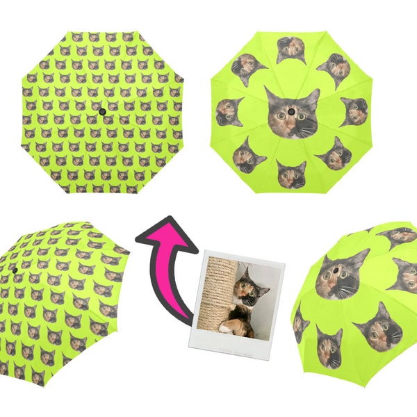 Custom umbrella, Personalized umbrella, custom photo umbrella, gifted custom umbrella, face photo, custom face, dog facing, custom gift