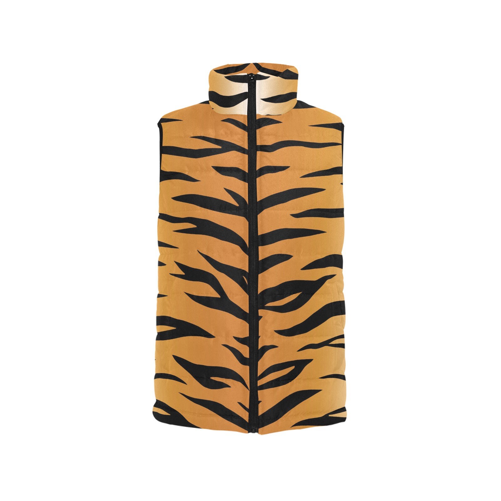 Tiger Printed Sweater Vest - Mustard | TheRoom