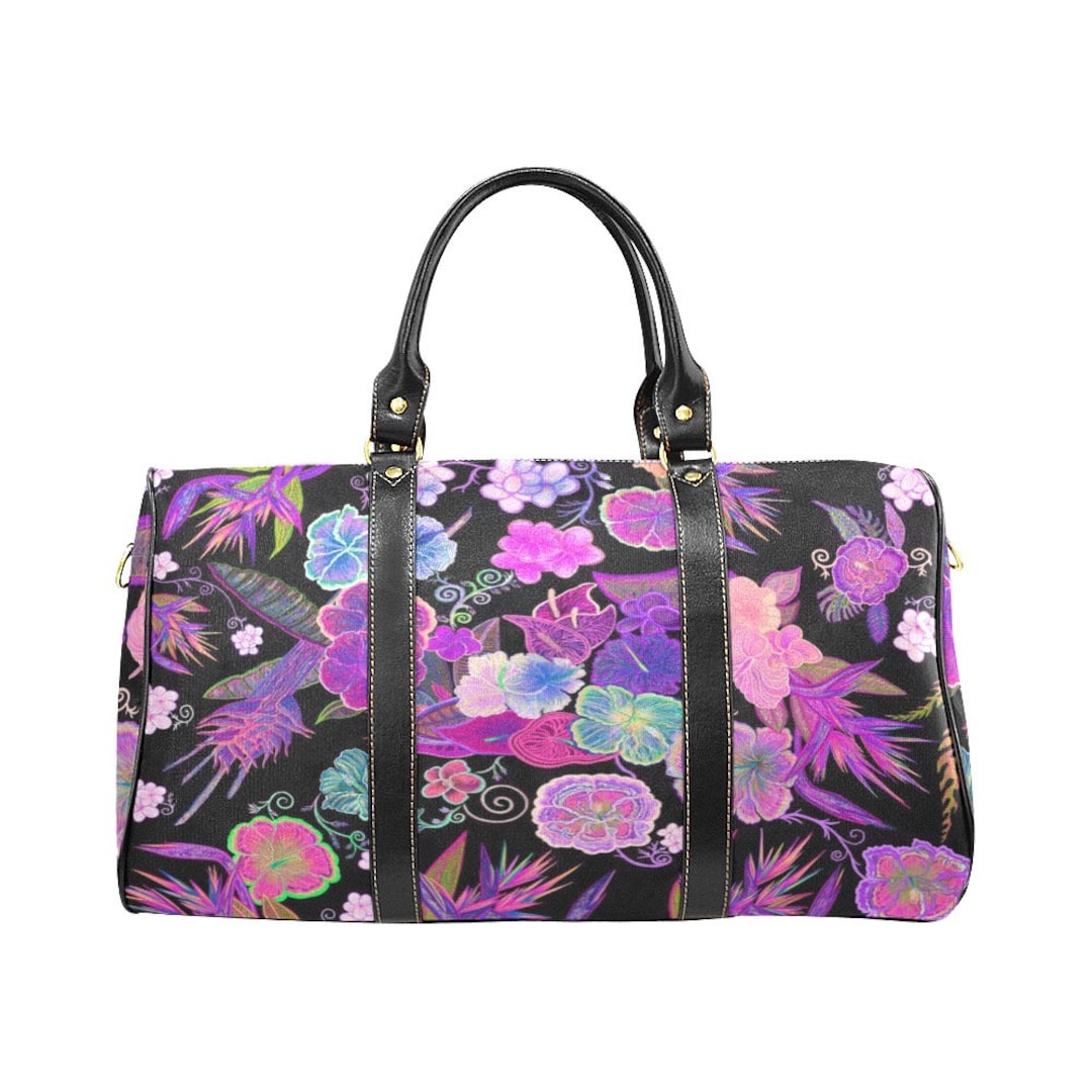 Travel Bag Hawaiian Flowers by Maru, Tropical Flowers, Floral Print