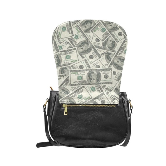 Crossbody Bag Geld Eine Million Dollar Geld Hundert Dollar Scheine Sattel bad Schultertasche Geschenk GroBe 10.24L x 4.13W Etsy