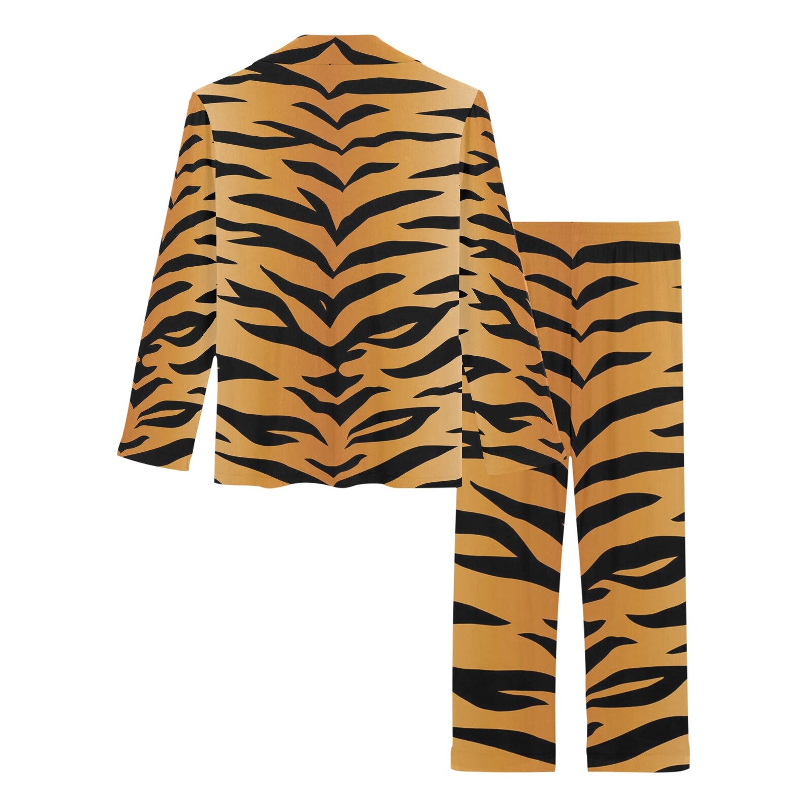 Pajamas Set for Women Classic Tiger Print Feline Print Etsy