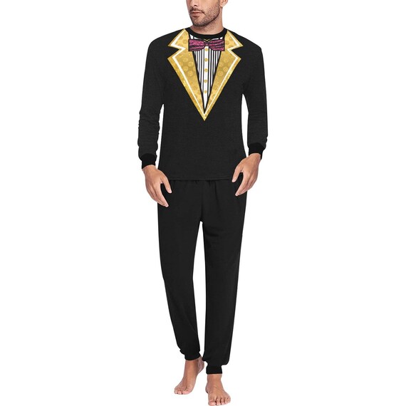 Black tie pajamas sale