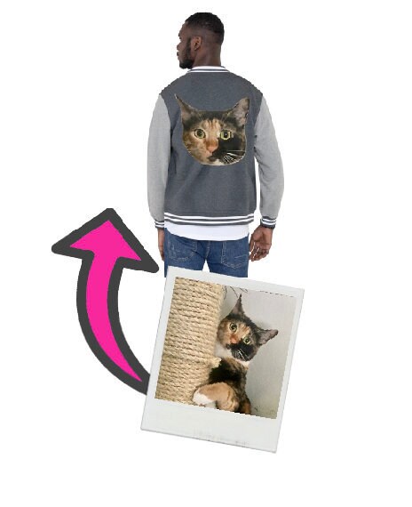 cat face jacket