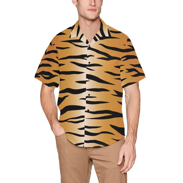 Tiger Print Shirt Etsy