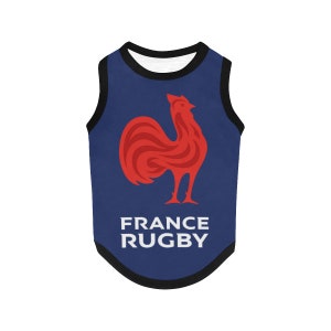 Allez les Bleus, France Rugby Team dog shirt, dog tank top, dog t-shirt, dog clothes, dog clothing, cat shirt, cat t-shirt, french shirt