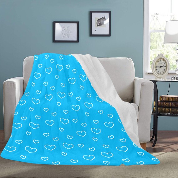 White microfleece blanket hotsell